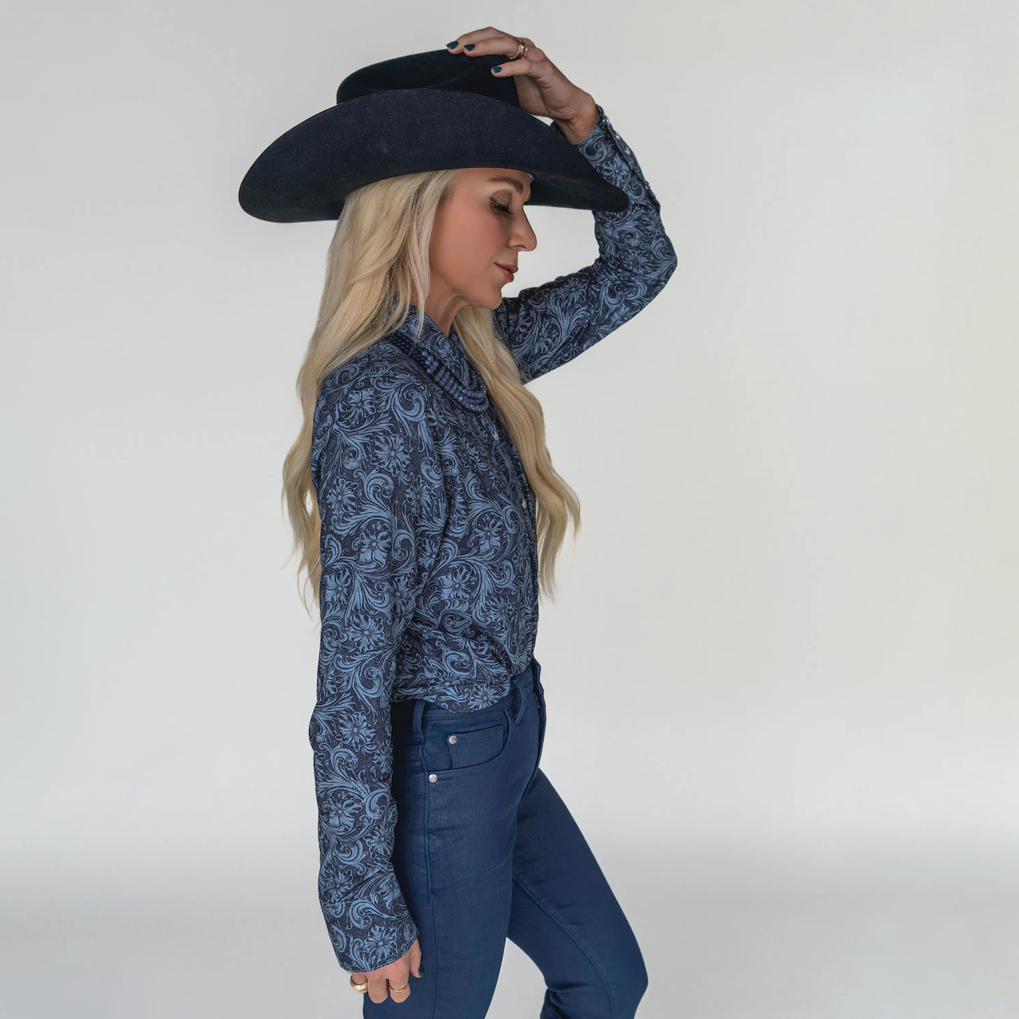 Lovlei Ranch Cheyenne Western Pearl Snap Shirt