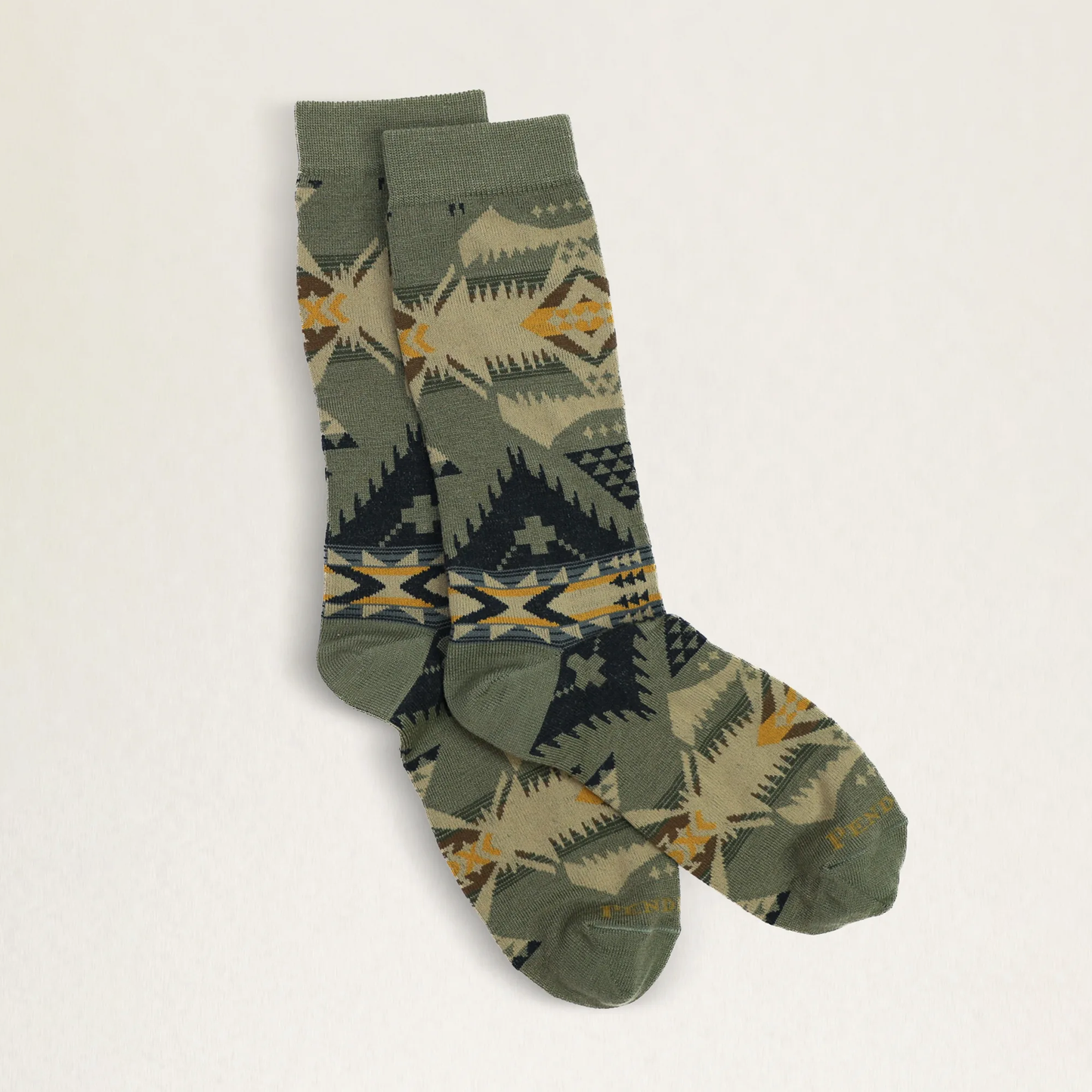 Pendleton Nehalem Crew Socks - Sage