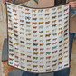 Fringe "Big Pasture" by Dolan Geiman Silk Wild Rag