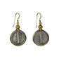 Vintage Mercury Dime Crown Cap Earrings