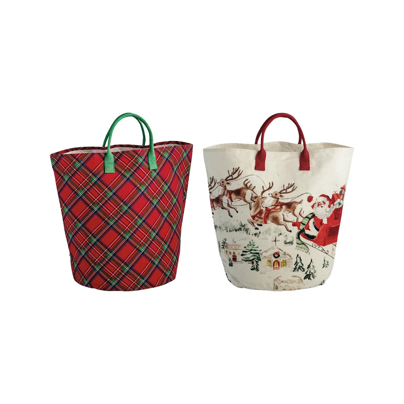 Oversized Christmas Totes
