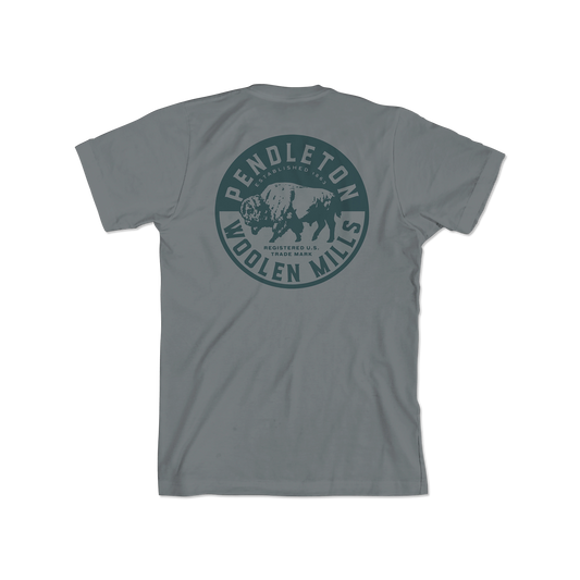 Pendleton Men's Bison Circle Stamp Graphic Tee
