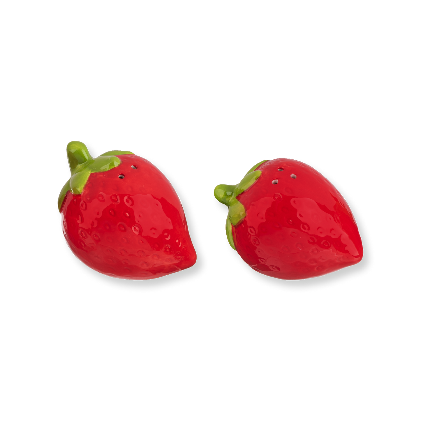Strawberry Patch Ceramic Salt and Pepper Shaker Set