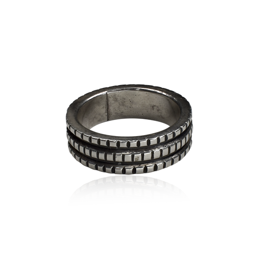 Mesa Echo Sterling Silver Ring by Jim Harrison