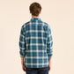 Pendleton Men's Plaid Burnside Doublebrushed Flannel Shirt - Navy/Blue/Grey Plaid