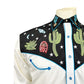 Rockmount Men's Vintage Cactus & Stars Chain Stitch Embroidery Western Shirt