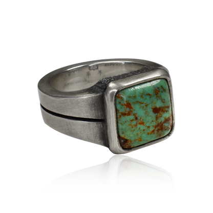 Trove Jewelry Co. Tobacco Pipe Kingman Turquoise Ring