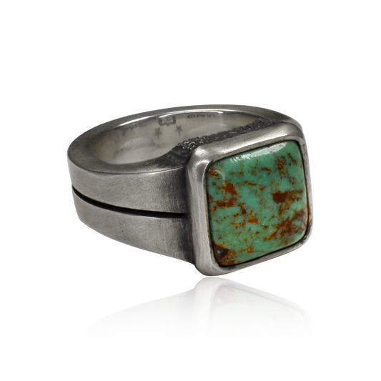 Trove Jewelry Co. Tobacco Pipe Kingman Turquoise Ring