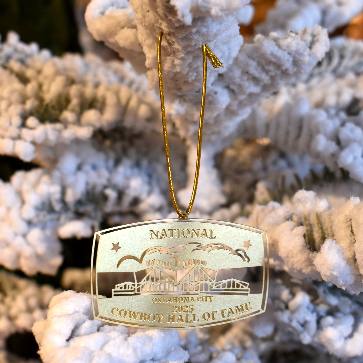 Museum Store Christmas Ornament 2025 - Vintage Buckle Design