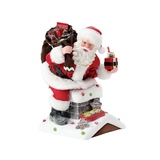 Home Sweet Home Santa Figurine