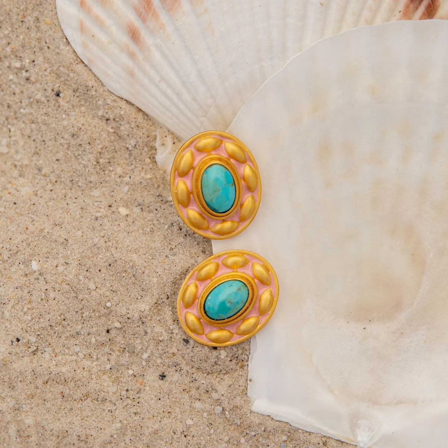 Christina Greene Island in the Sun Stud Earrings