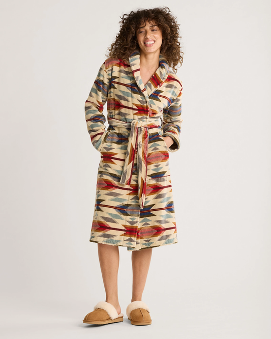 Pendleton Women's Wyeth Trail Cotton Terry Velour Robe