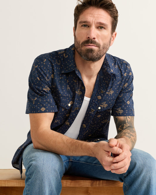 Pendleton Men's Short-Sleeve Laramie Snap-Front Shirt