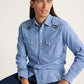 Pendleton Men's Harding Embroidered Chambray Gambler Shirt - Light Blue/Harding