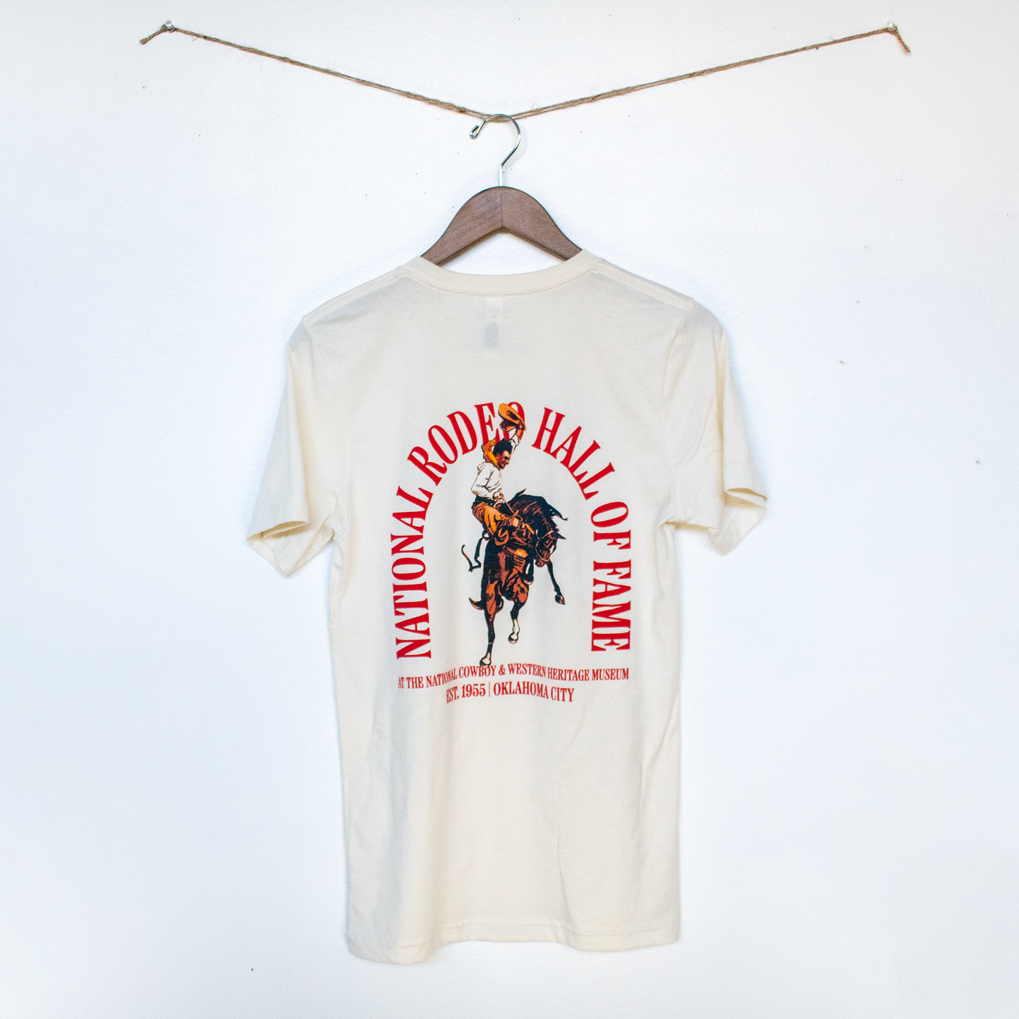 National Rodeo Hall of Fame Back Graphic Tribute Tee - Natural