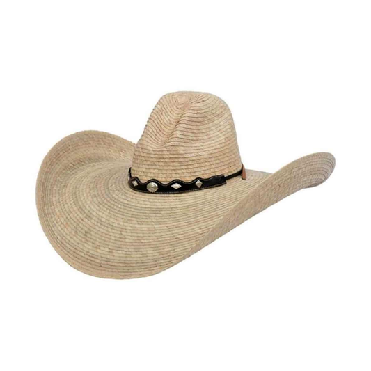 Old West Texas Campechana Straw Hat - Gus