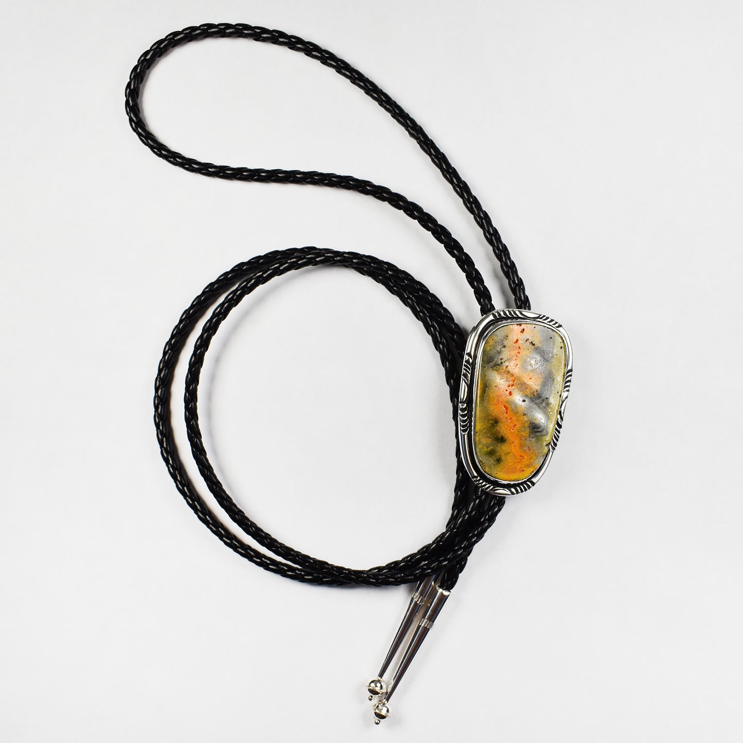 Bumblebee Jasper Natural Finish Bolo