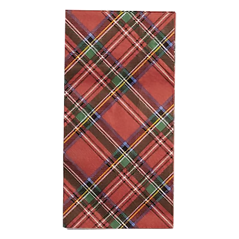 Christmas Linen Textured Paper Guest Towels