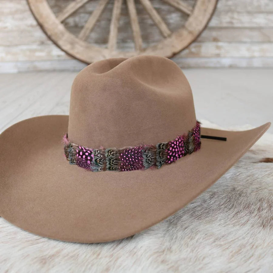 Western Feather Hat Band - Fancy