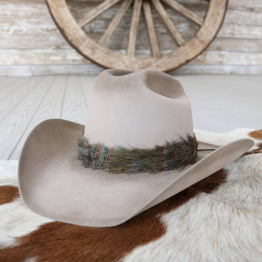 Western Feather Hat Band - Dove II