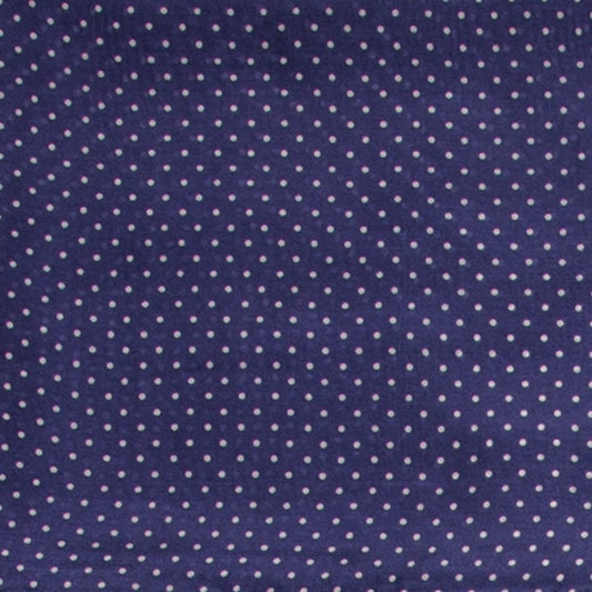 Navy Cowboy Polka Dot Silk Wild Rag