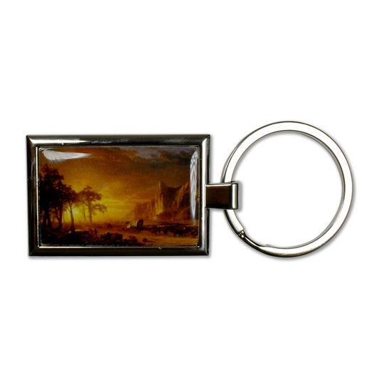 Bierstadt Emigrants Crossing the Plains Keychain