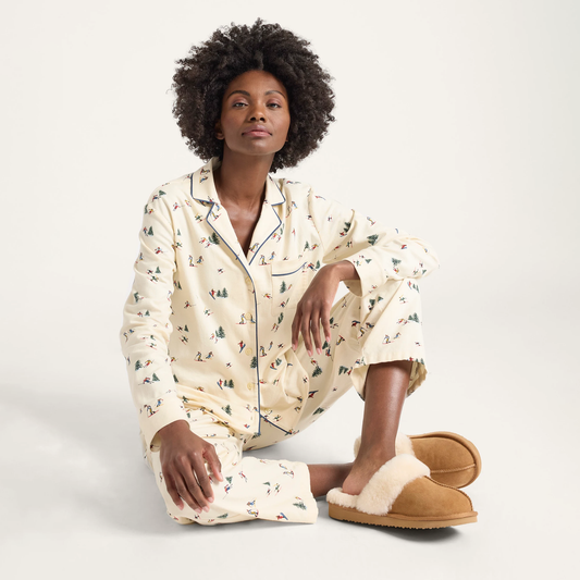 Pendleton Women's Ski Print Flannel Pajama Set