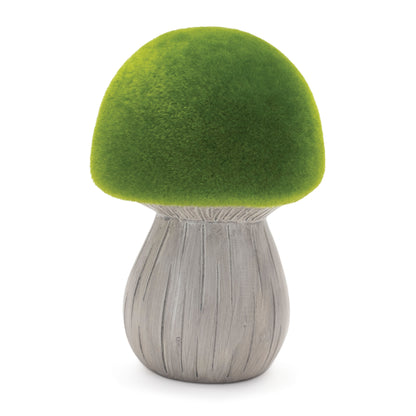 Faux Moss Resin Mushroom Figurines