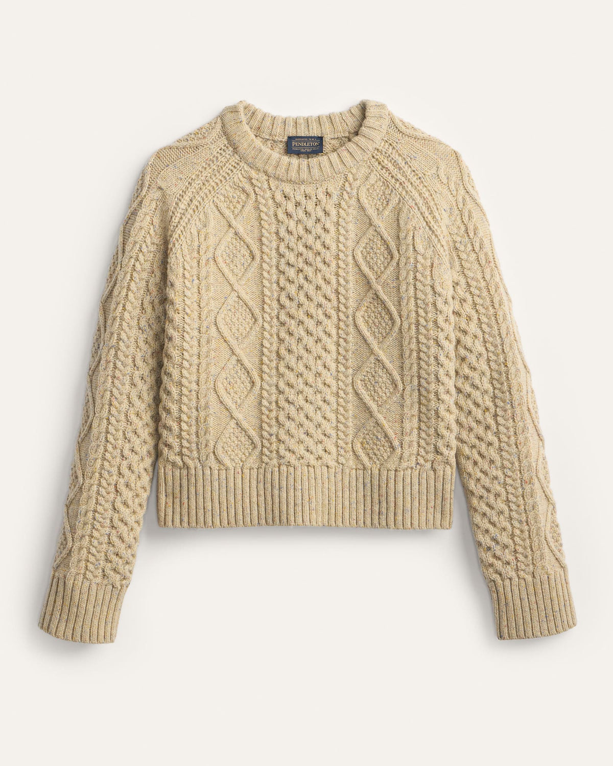 Pendleton Women's Fisherman Donegal Wool Sweater