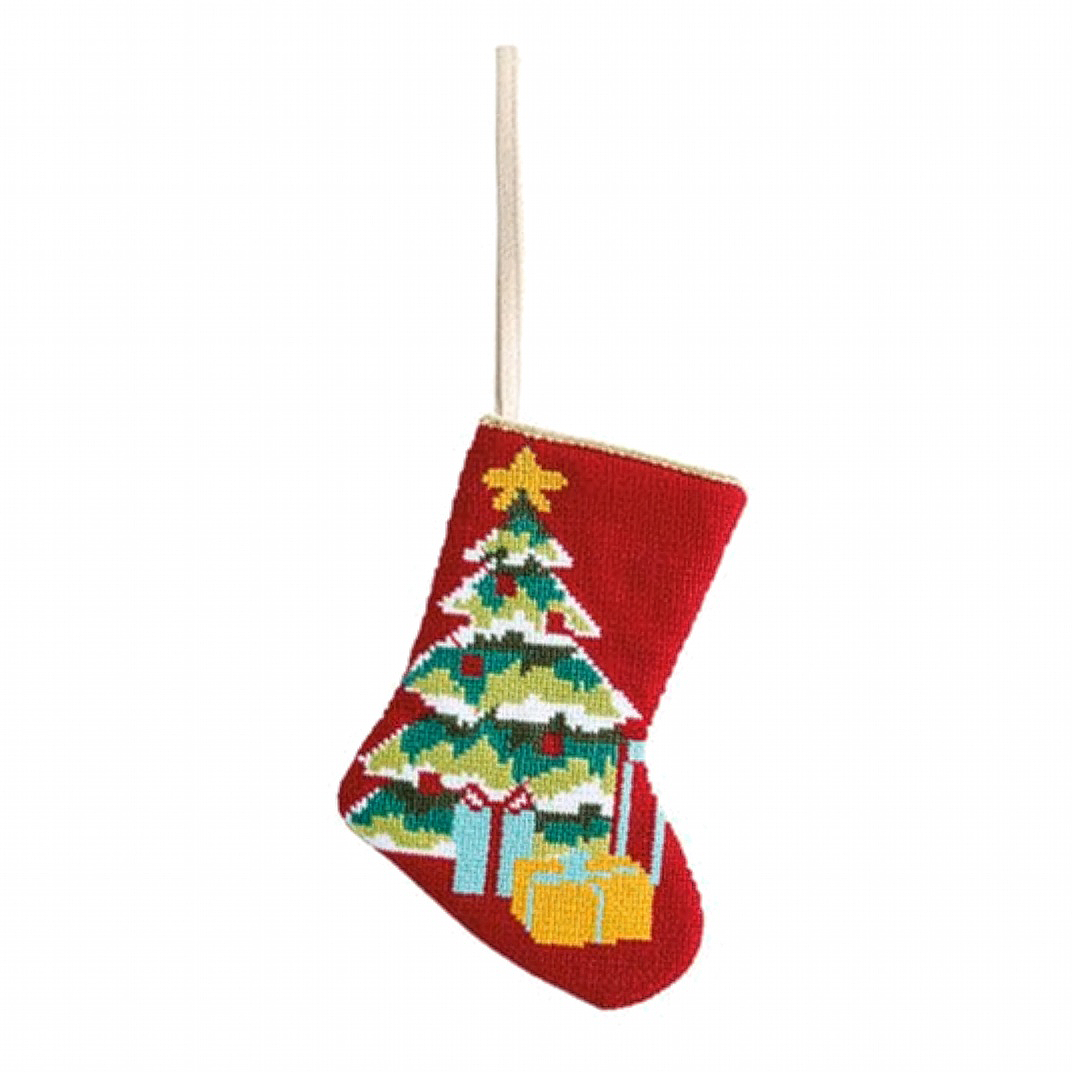 Needle Point Stocking Ornament