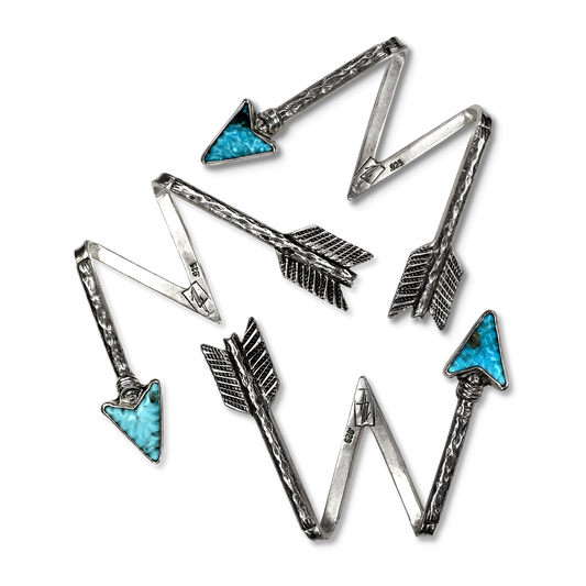 Hallett Peak Blue Kingman Turquoise Broken Arrow Brim Biter®