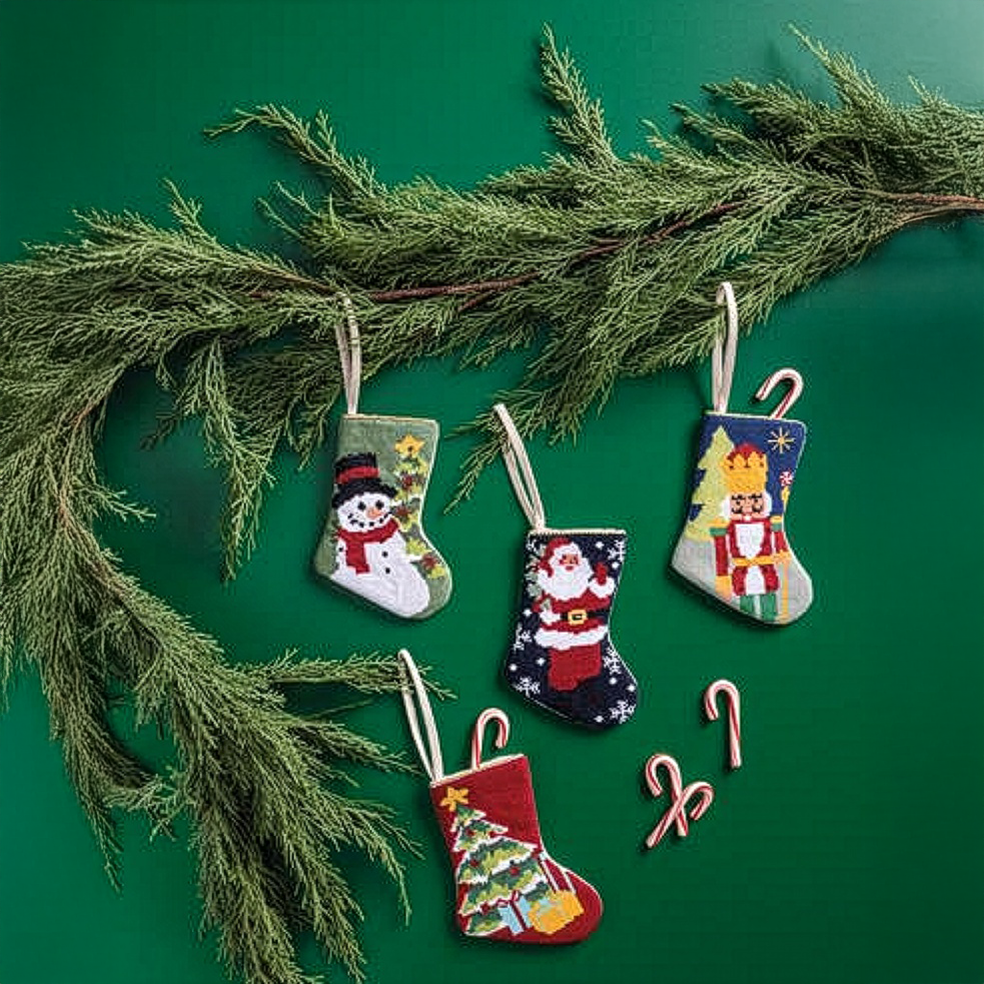 Needle Point Stocking Ornament