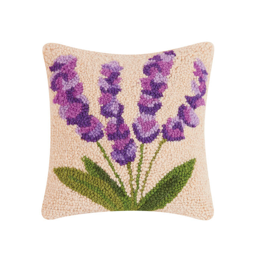 Small Square Lavender Bouquet Hook Pillow