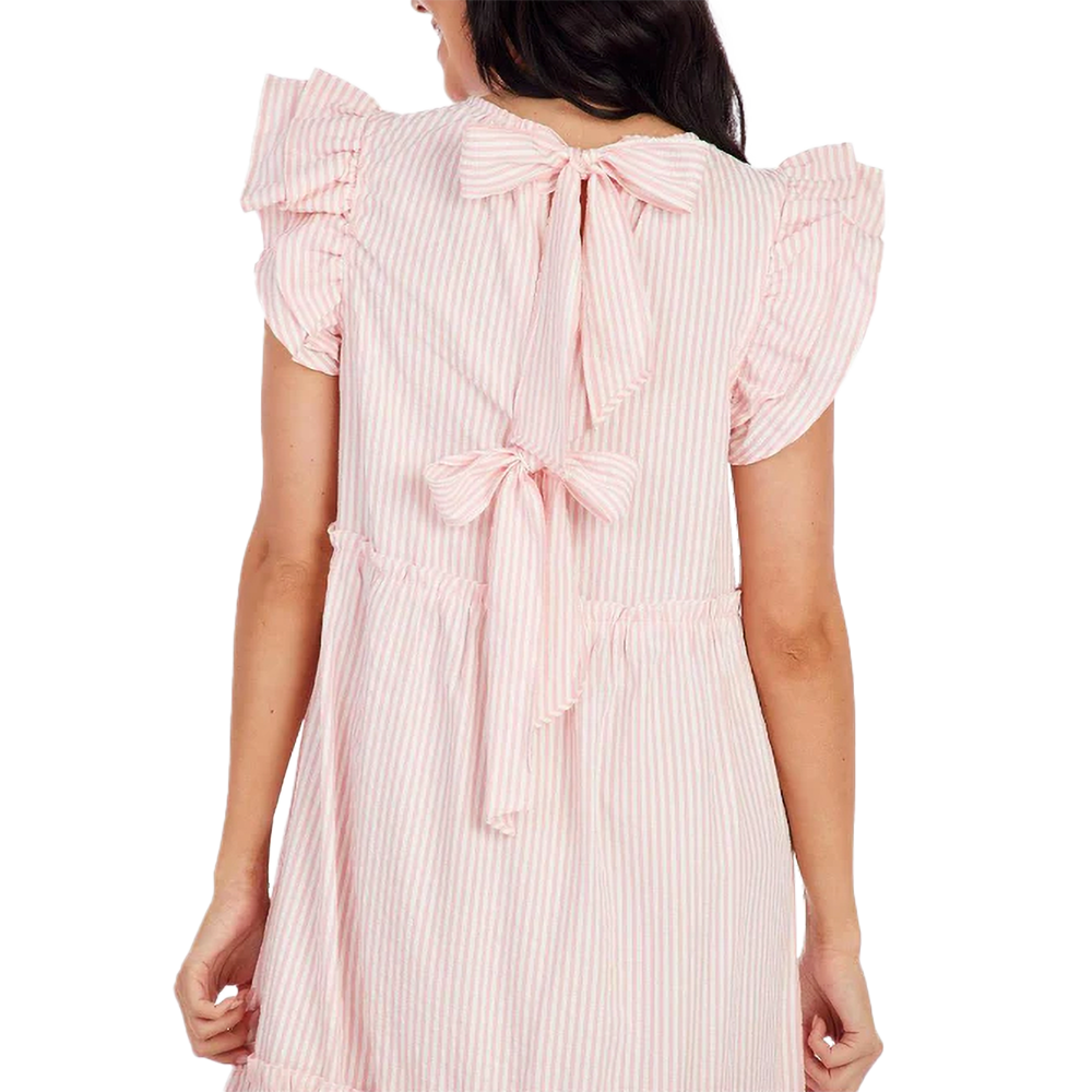 Bardot Maxi Dress - Pink