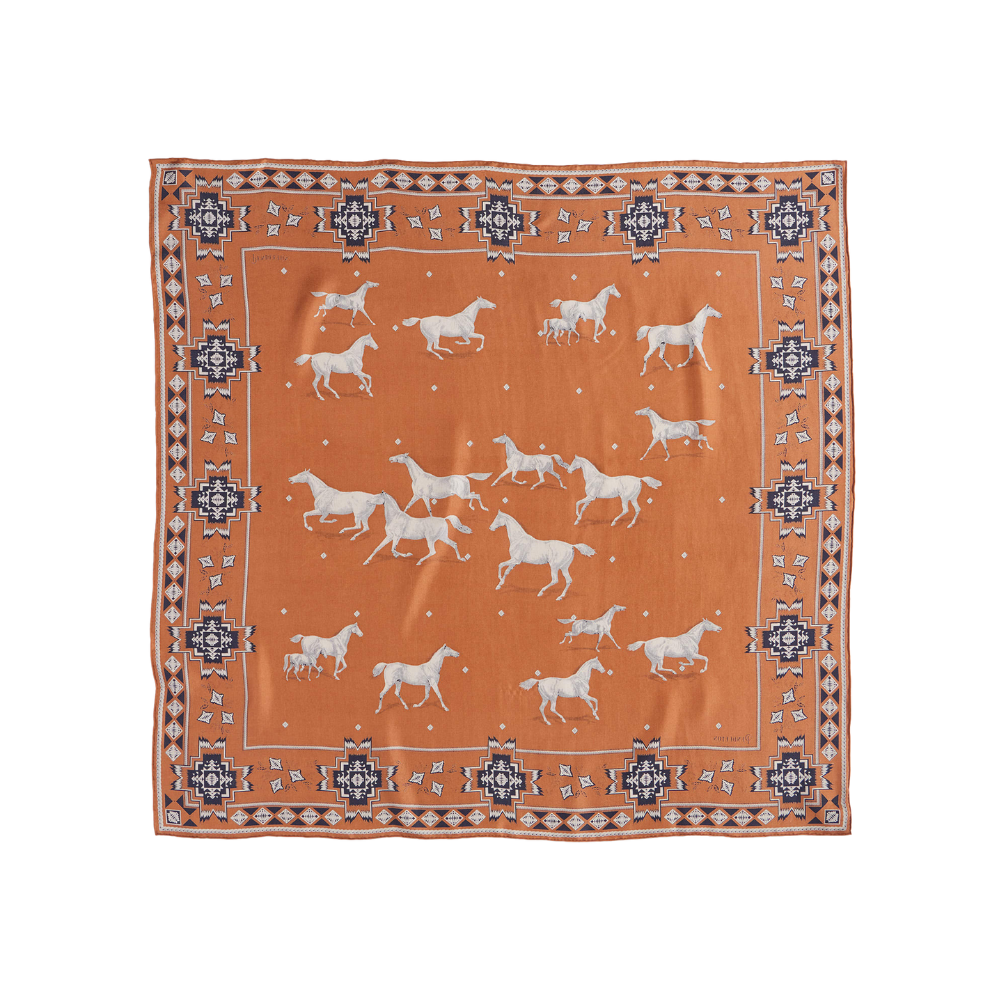 Pendleton Herd of Horses Silk Scarf