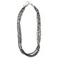 Tres Platos Glitter 3 Strand Necklace by Rocki Gorman