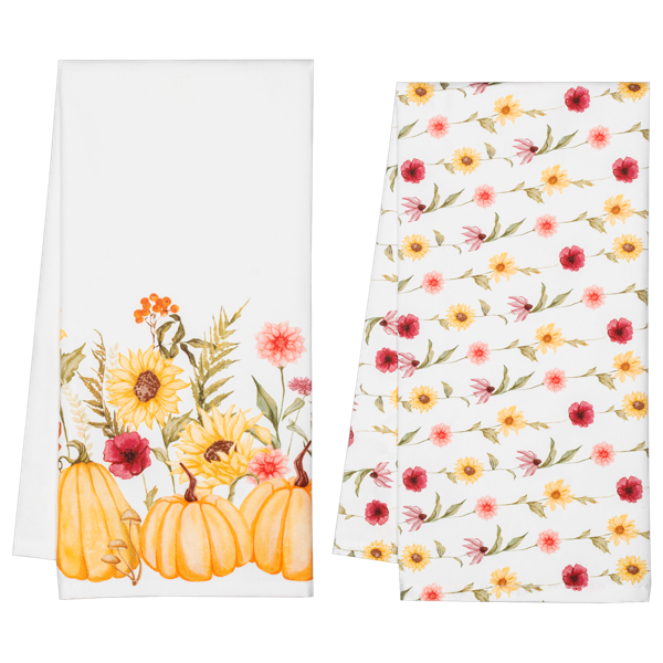 Harvest Bloom Tea Towel