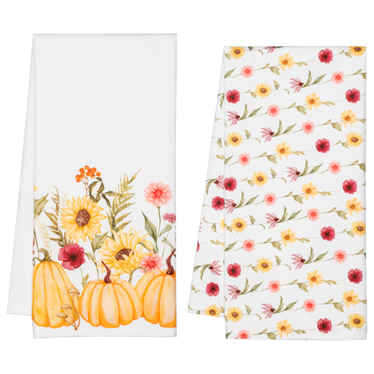 Harvest Bloom Tea Towel