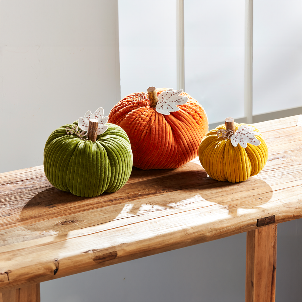 Corduroy Pumpkin Sitter