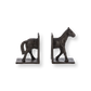 Cast Iron Horse Bookends - Set of 2