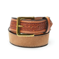 Texas Saddlery Kids' Spider Stamped Combo Leather Belt