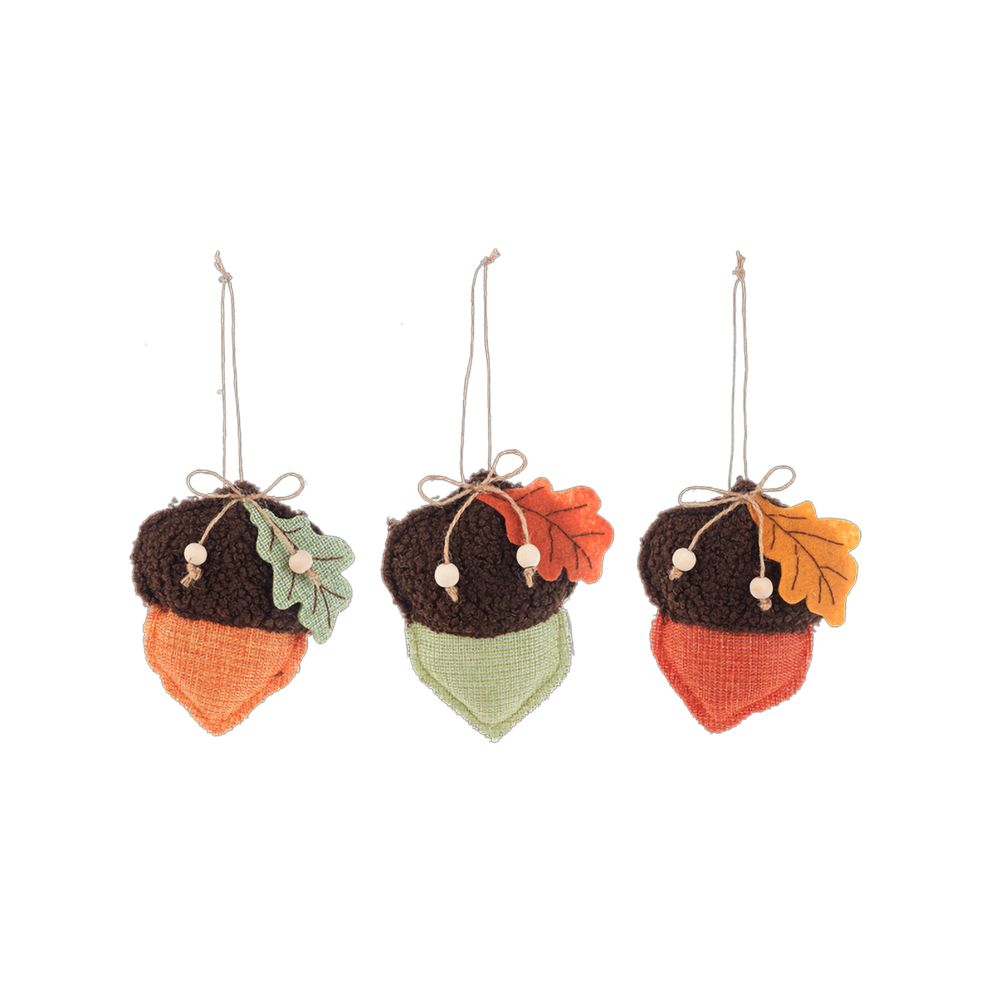 Metallic Acorn Ornament