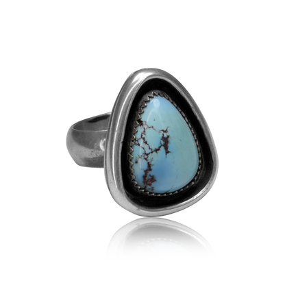 Golden Hills Teardrop Ring by Justin Biltonen