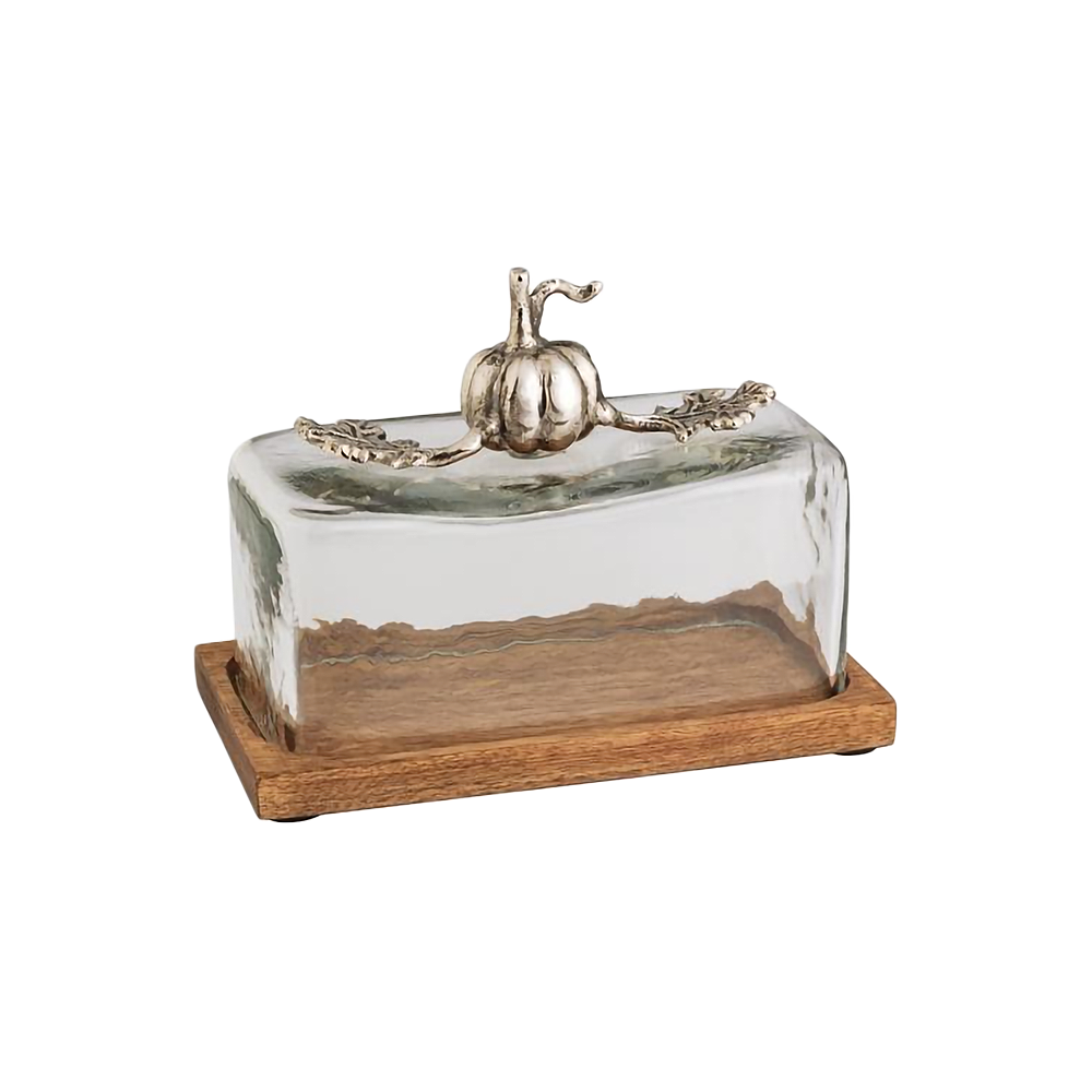 Metal Pumpkin Butter Dish