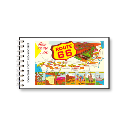 Route 66 Vintage Postcard Booklet