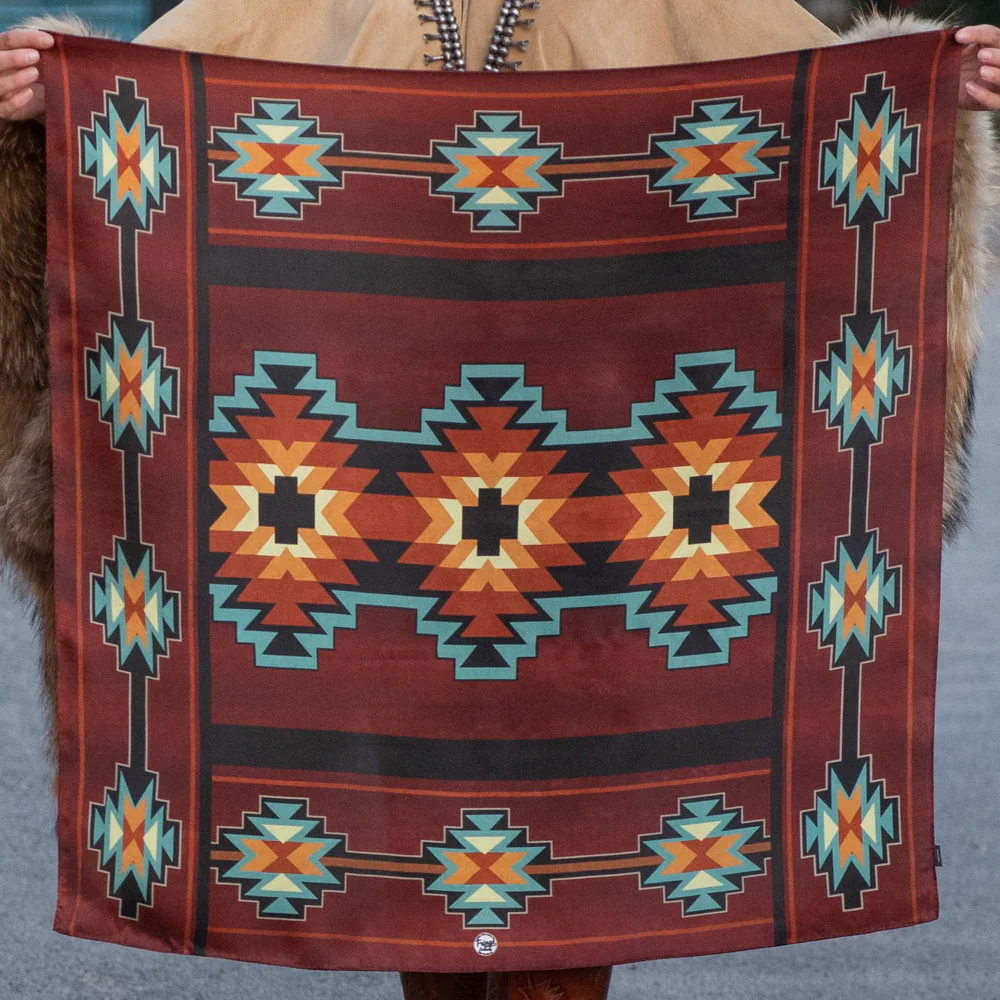 Fringe "Telluride" Silk Wild Rag