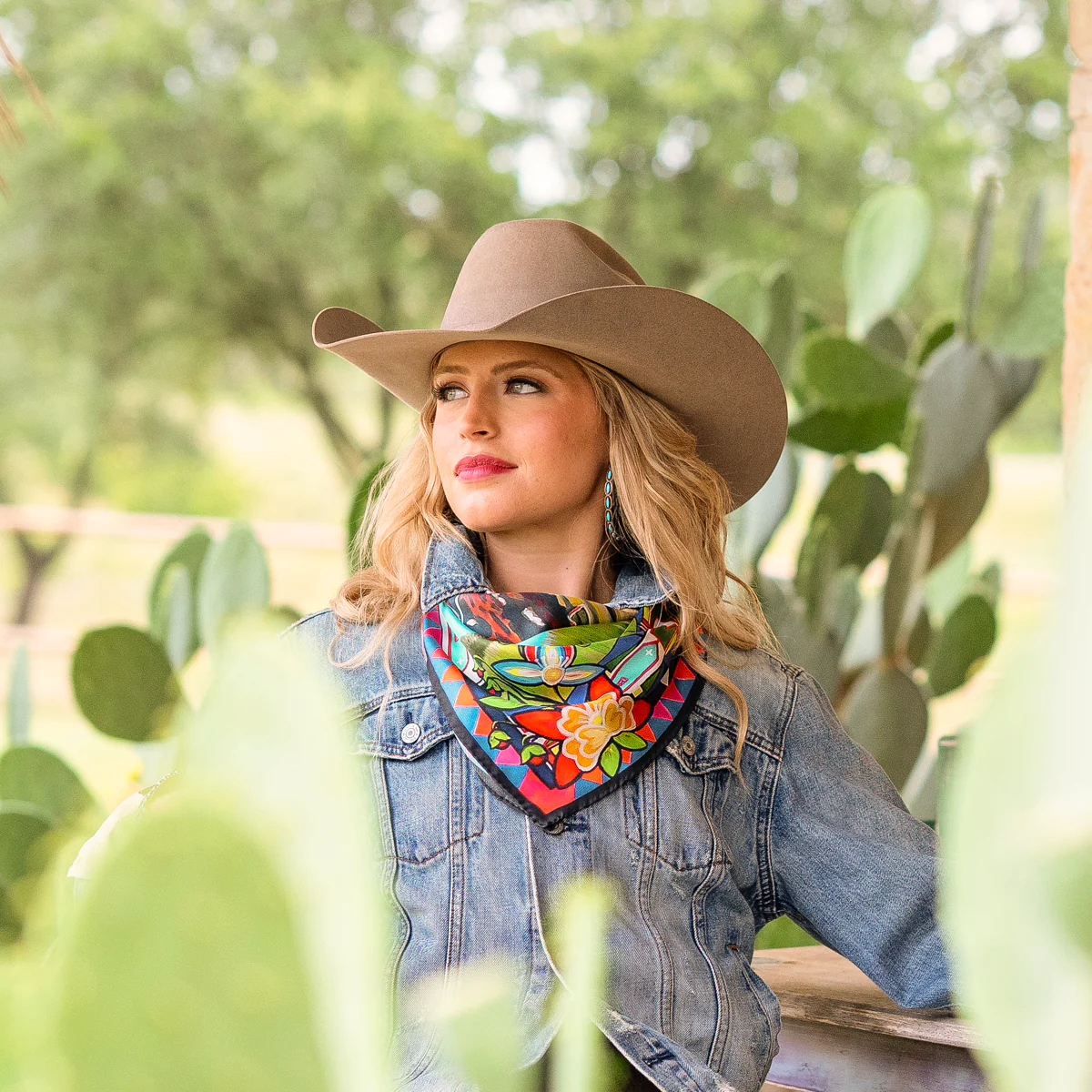 Fringe "The Wait" by Courtney Robertson Silk Wild Rag
