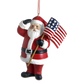 Patriotic Santa Ornament