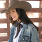Fringe "Howdy" Silk Twilly