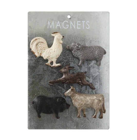 Pewter Animal Magnets